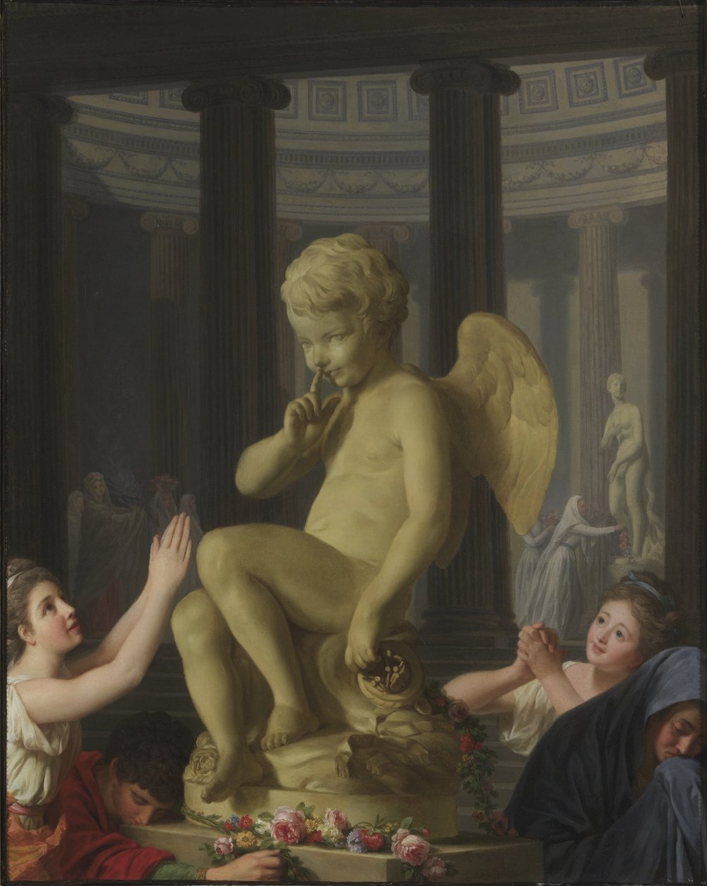 Uwielbienie Amora autorstwa Alexander Roslin
