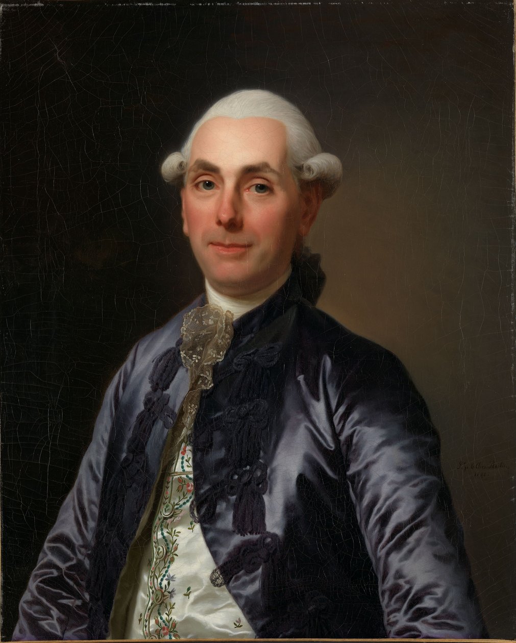 François Puissant de la Villeguérif autorstwa Alexander Roslin