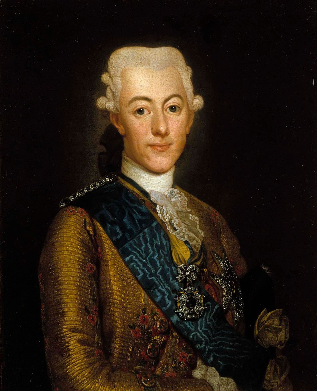 Gustaw III, król Szwecji autorstwa Alexander Roslin