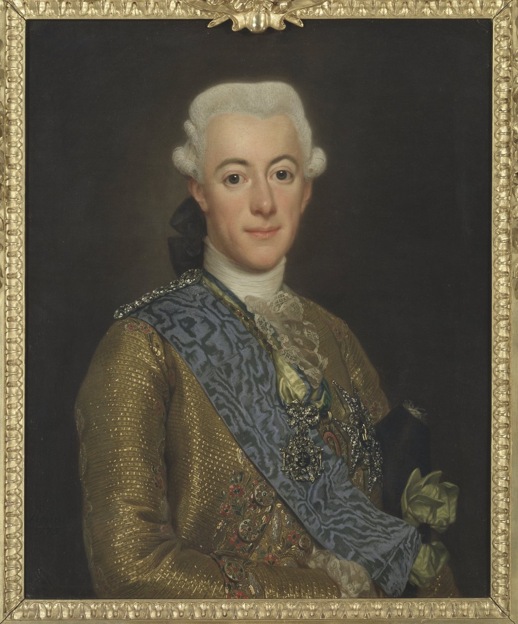 Gustaw III roi de Suede - Portret króla Szwecji Gustawa III (1746-1792), autorstwa Roslina, Aleksandra (1718-1793). olej na płótnie autorstwa Alexander Roslin