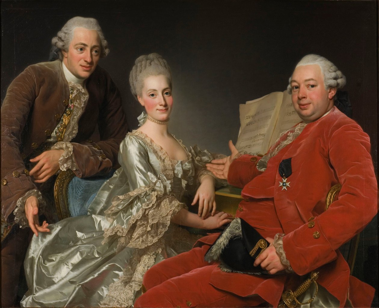 John Jennings, jego brat i szwagierka, 1769 autorstwa Alexander Roslin