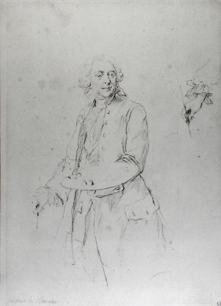 Portret Francois Boucher (1703-70) autorstwa Alexander Roslin