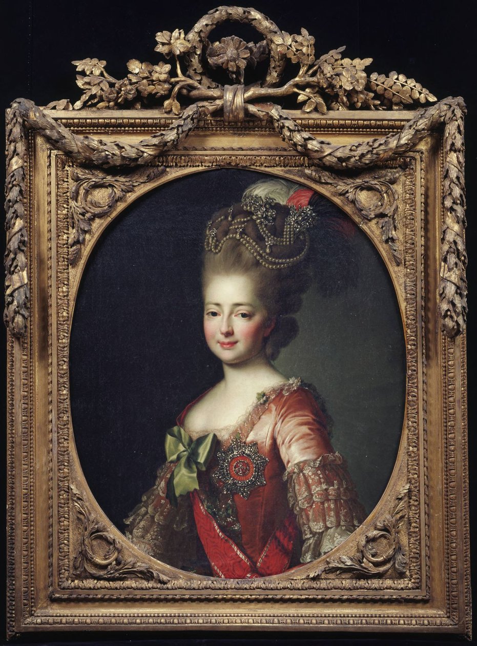 Portret wielkiej księżnej Zofii, drugiej żony carewicza Pawła autorstwa Alexander Roslin