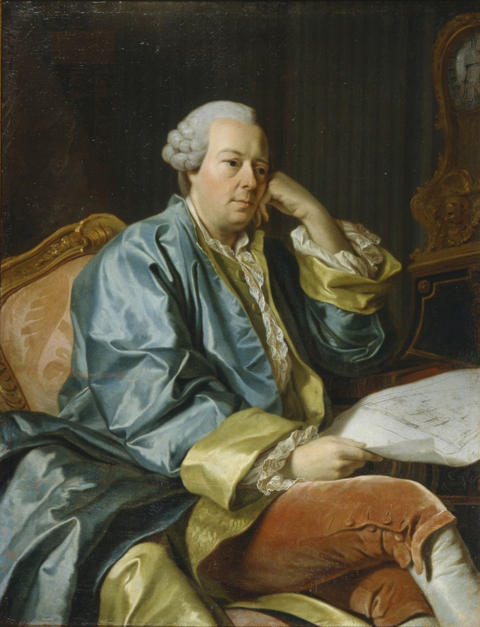 Portret Iwana Iwanowicza Betskoja 1704-1795, lata 70. XVIII wieku autorstwa Alexander Roslin