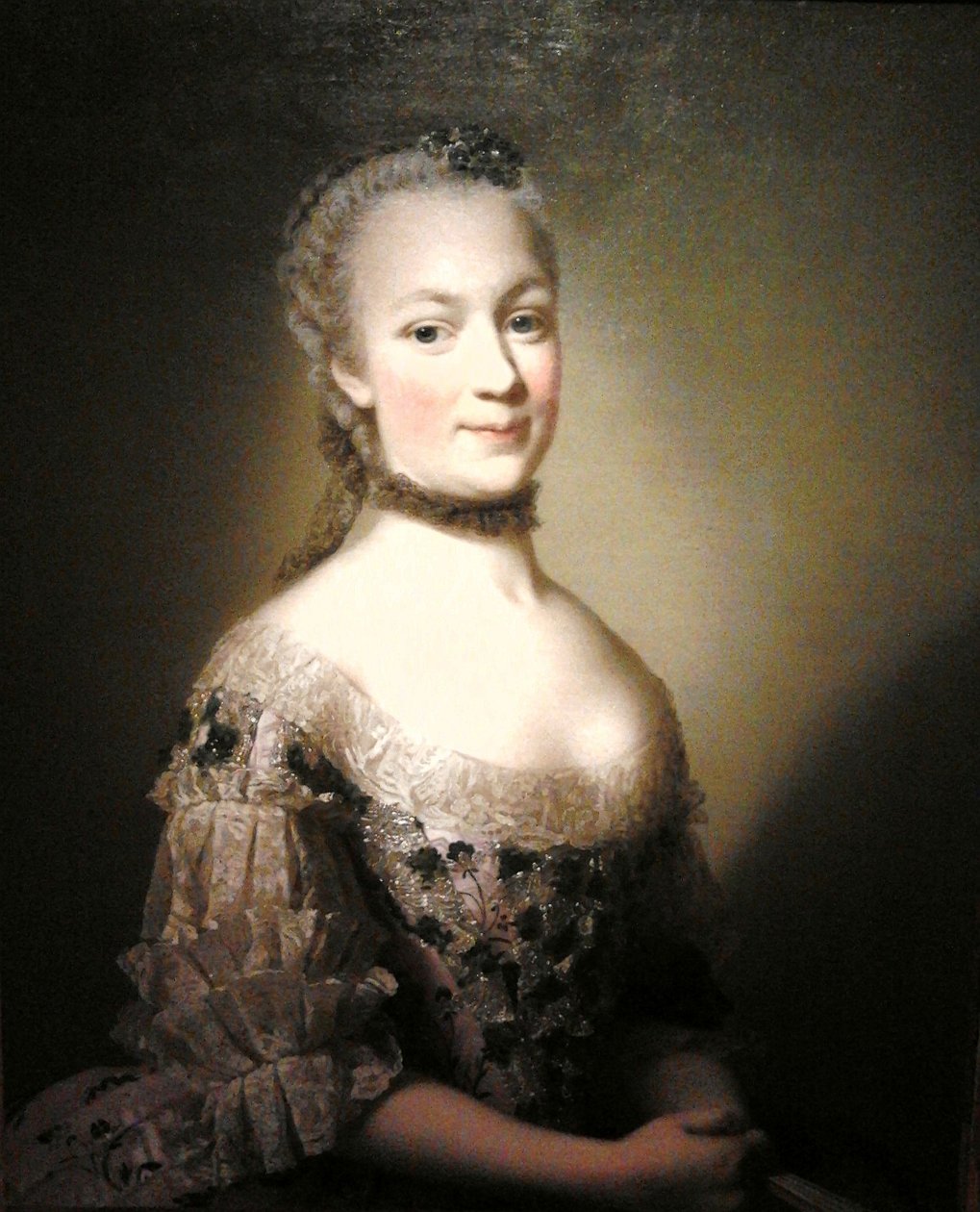 Portret Katarzyny z Zamoyskich Mniszchowej autorstwa Alexander Roslin