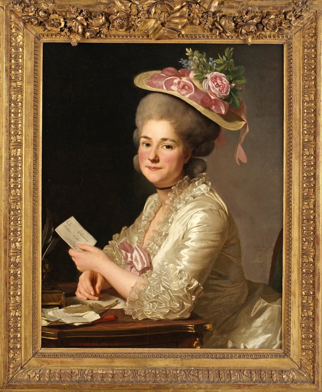 Portret Marie Emilie Cuivilliers autorstwa Alexander Roslin