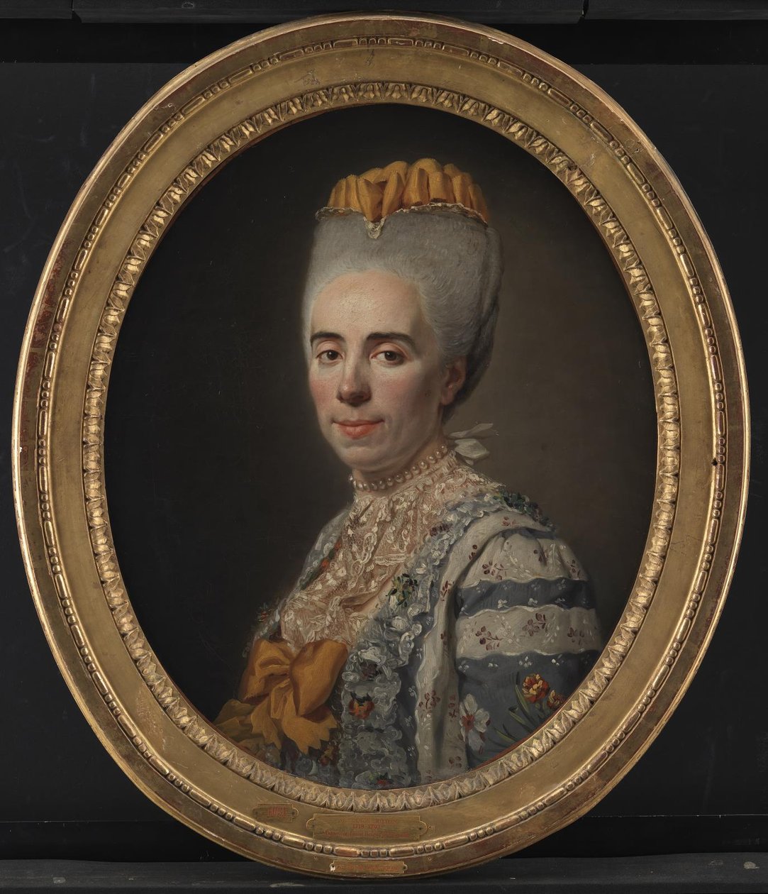 Portret Mme Antoinette-Louise Issard-Lacour, zamężnej z Ch. A. Bourlet de Vauxelles autorstwa Alexander Roslin