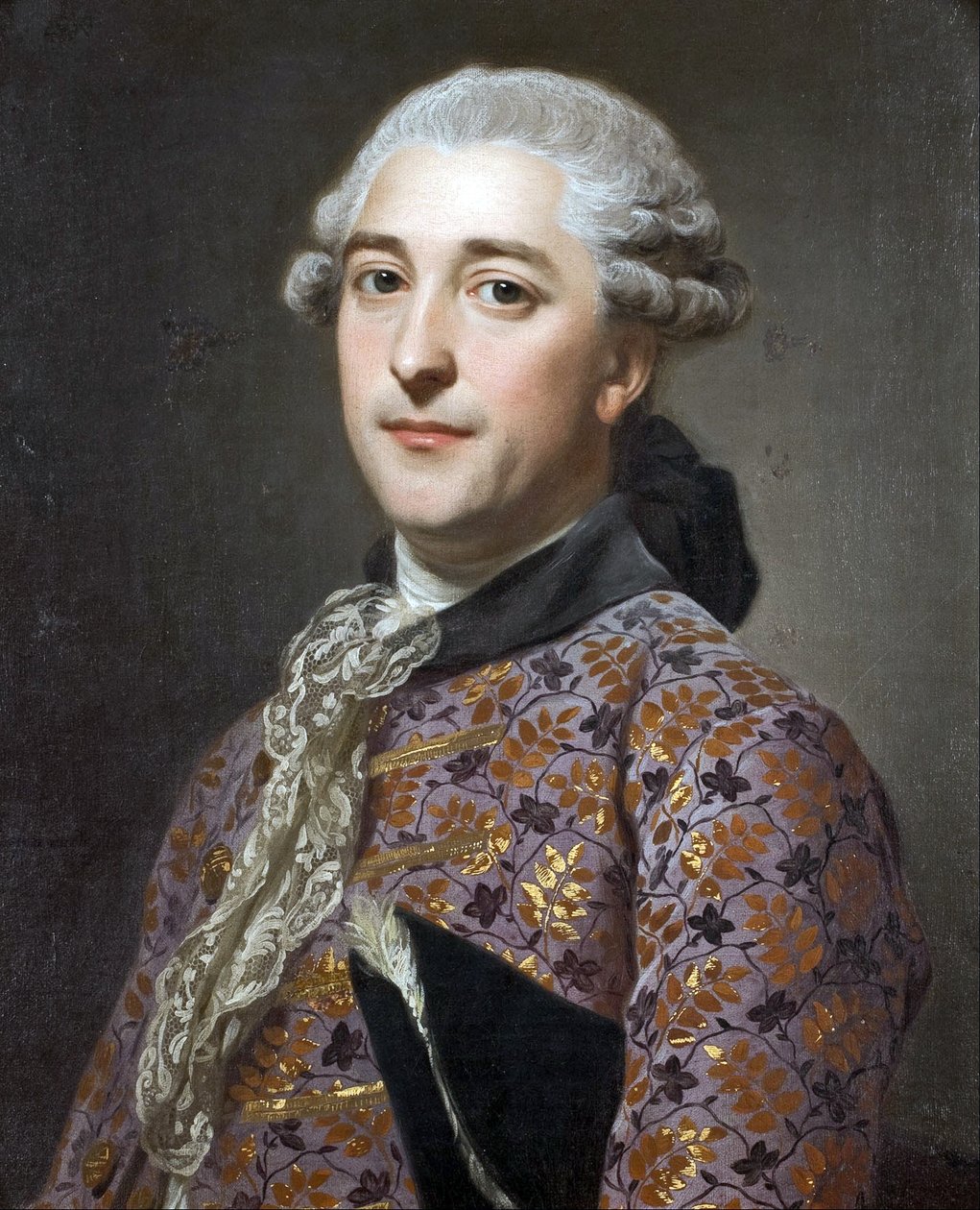 Portret księcia Władimira Golicyna Borisowtja autorstwa Alexander Roslin