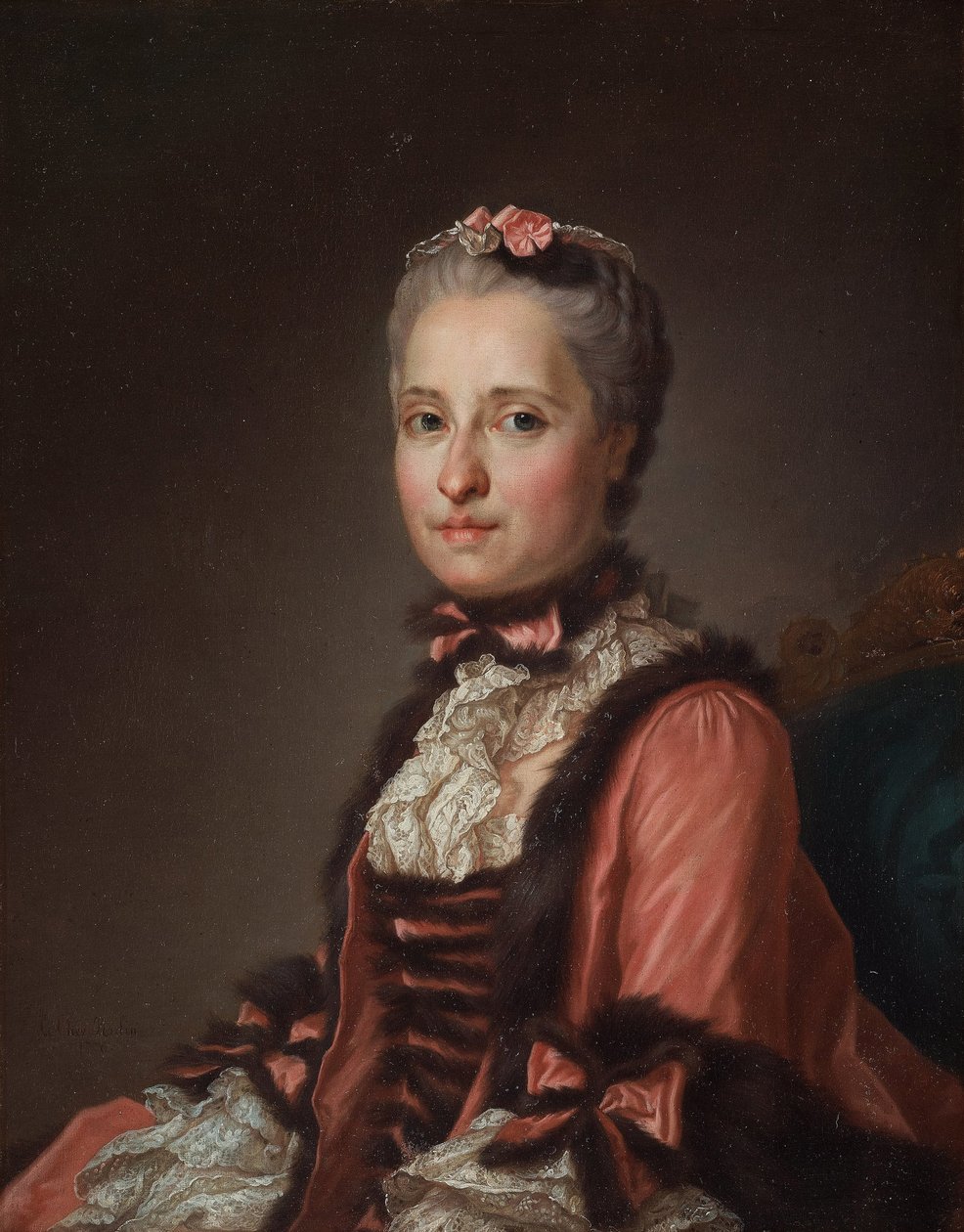 Portret księżnej Marii Józefy Saksonii 1731-1767, 1775. autorstwa Alexander Roslin