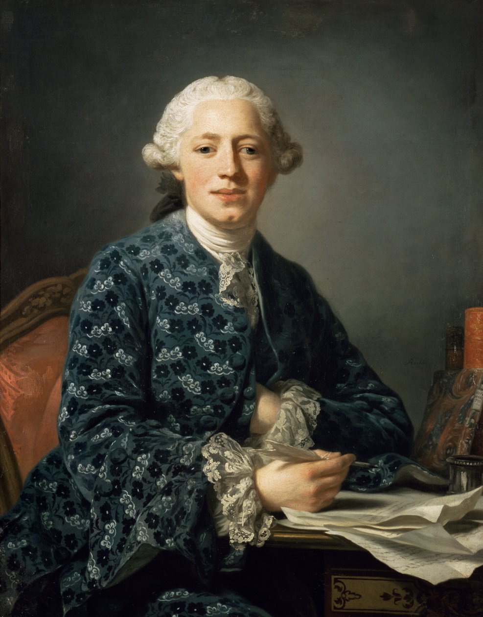 Portret Thure Leonarda Klinckowströma 1735-1821, 1758. autorstwa Alexander Roslin
