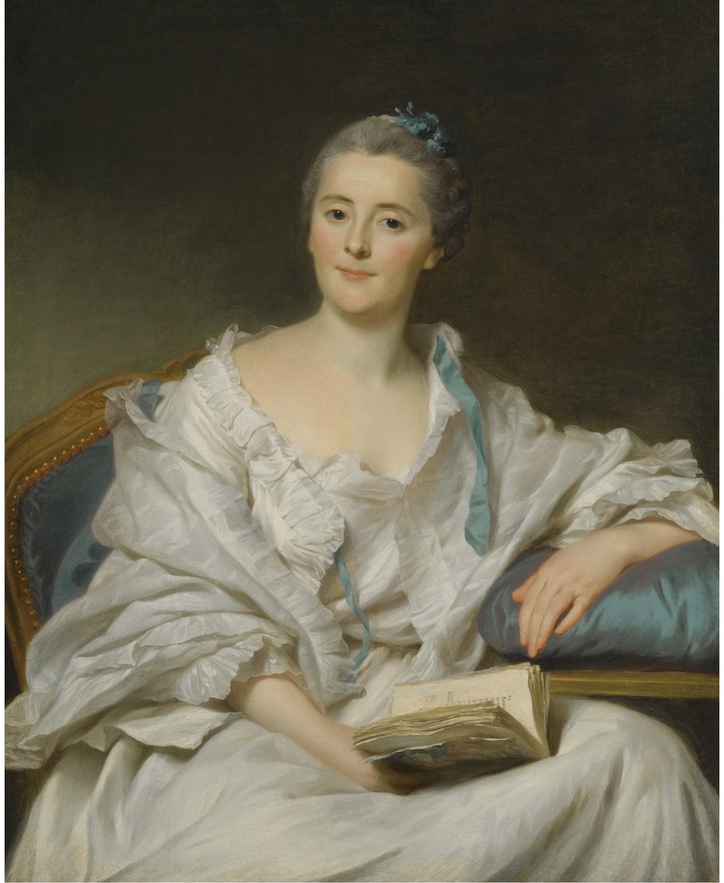 Portret markizy de Marigny autorstwa Alexander Roslin