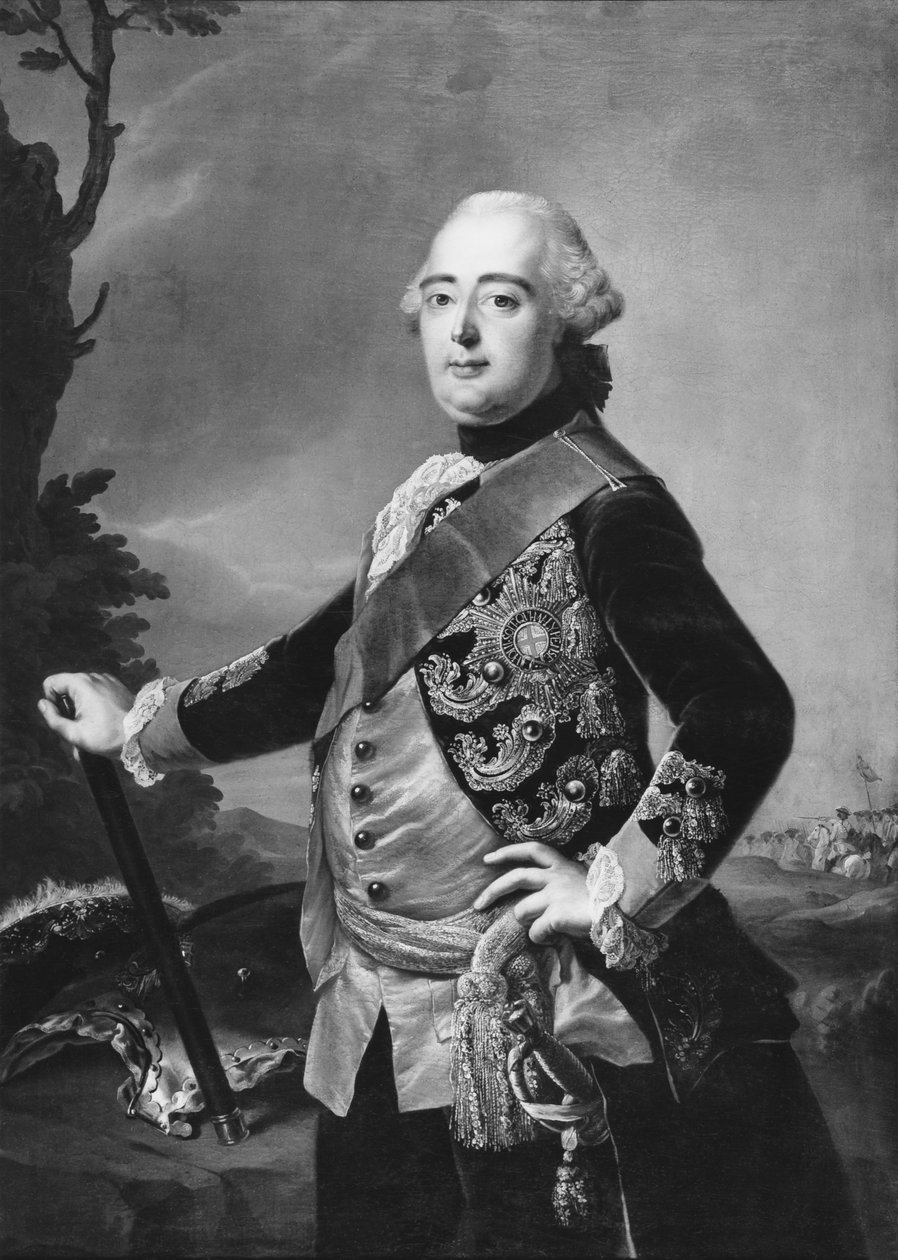Książę-elektor Fryderyk II Hessen-Kassel, c.1785 autorstwa Alexander Roslin