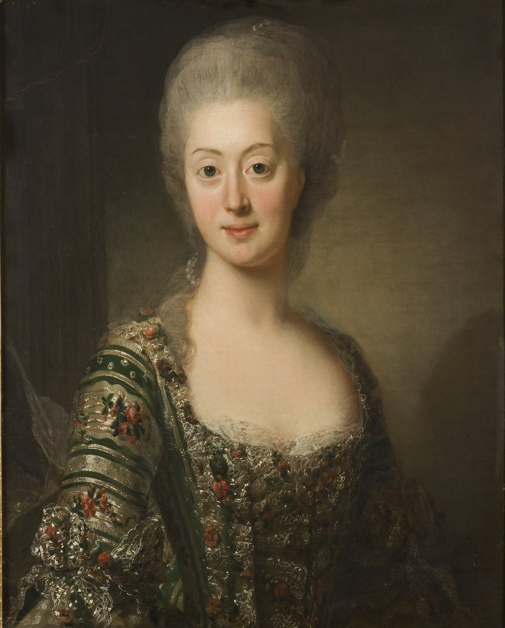 Zofia Magdalena, królowa Szwecji autorstwa Alexander Roslin