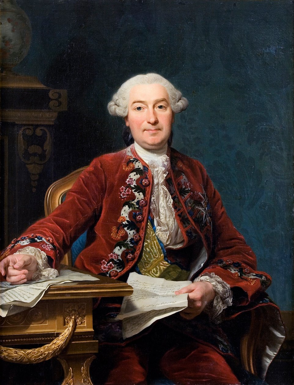 Ulrik Scheffer (1716 - 99) autorstwa Alexander Roslin