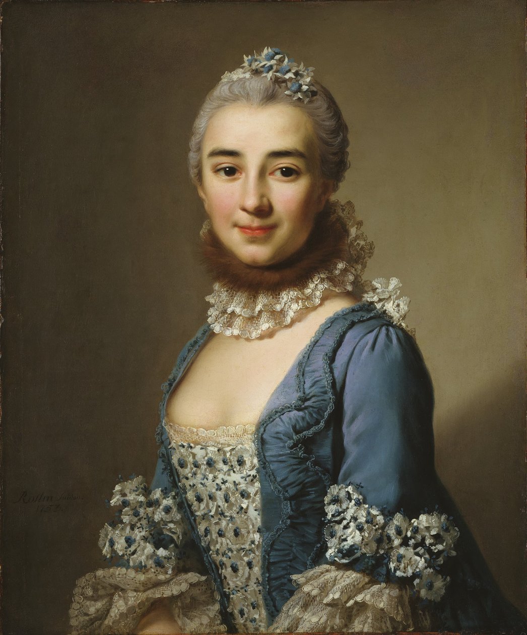Nieznana dama, być może Madame Deshanges autorstwa Alexander Roslin
