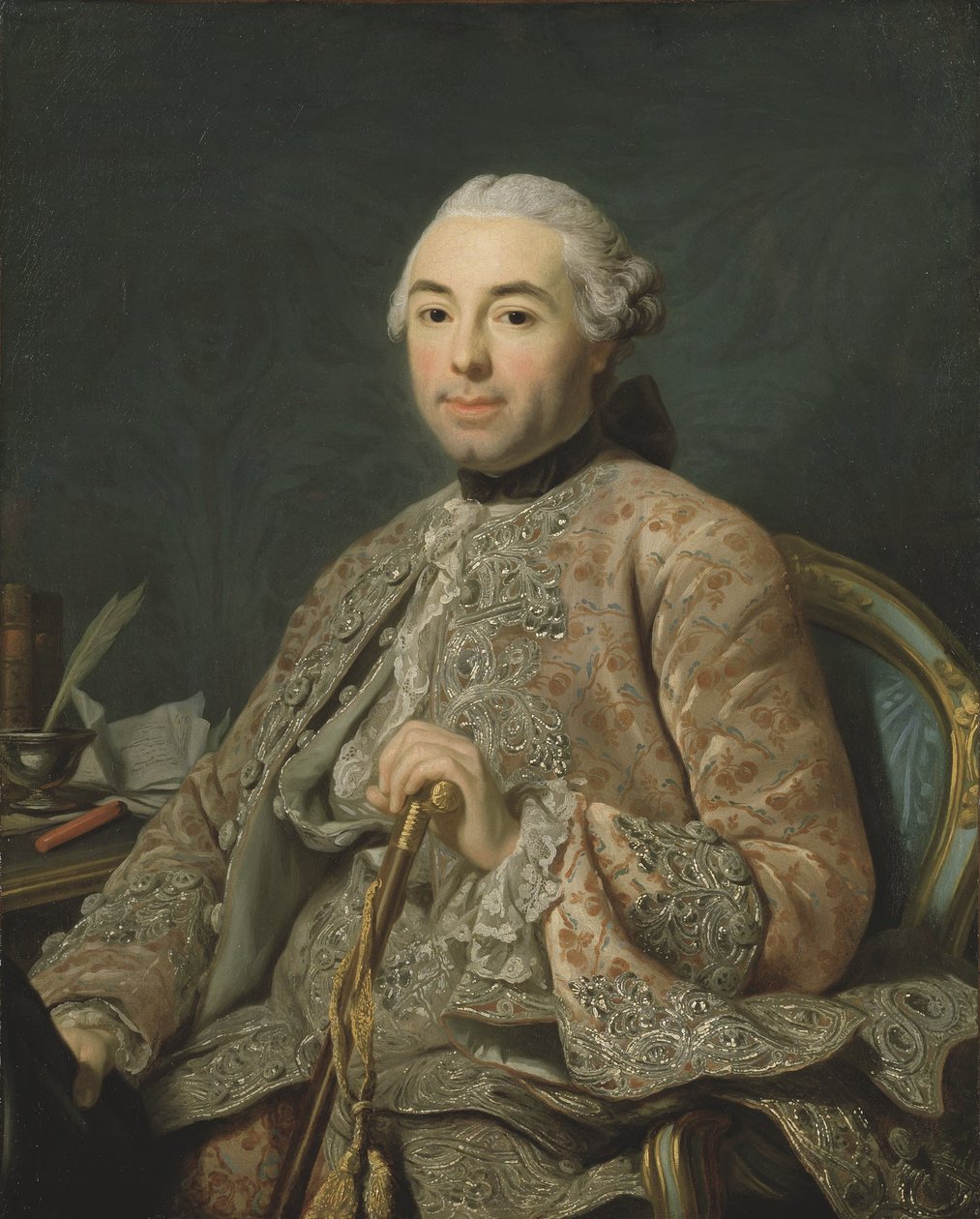 Nieznany mężczyzna, zwany baronem de Neubourg-Cromière autorstwa Alexander Roslin
