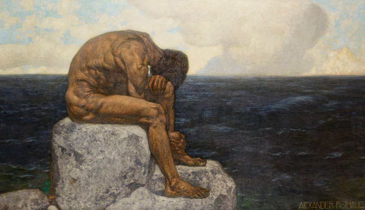Odyseusz Tęsknota za domem, przed 1924. autorstwa Alexander Rothaug