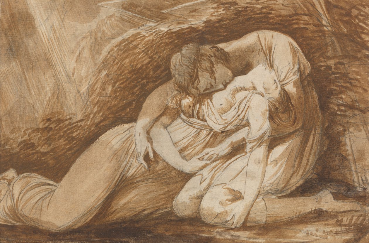 Celadon i Amelia z „Pory roku” Thomsona autorstwa Alexander Runciman