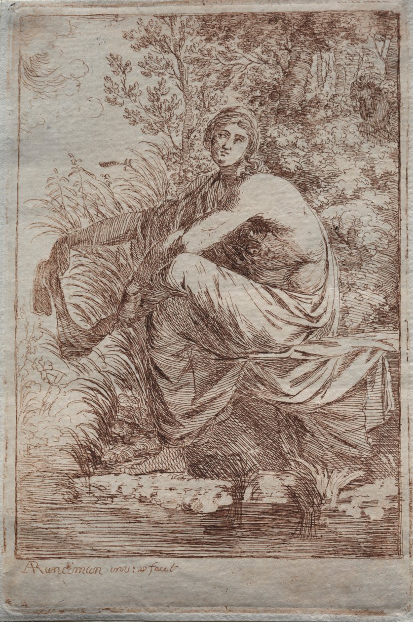 Musidora, ok. godz. 1775. autorstwa Alexander Runciman