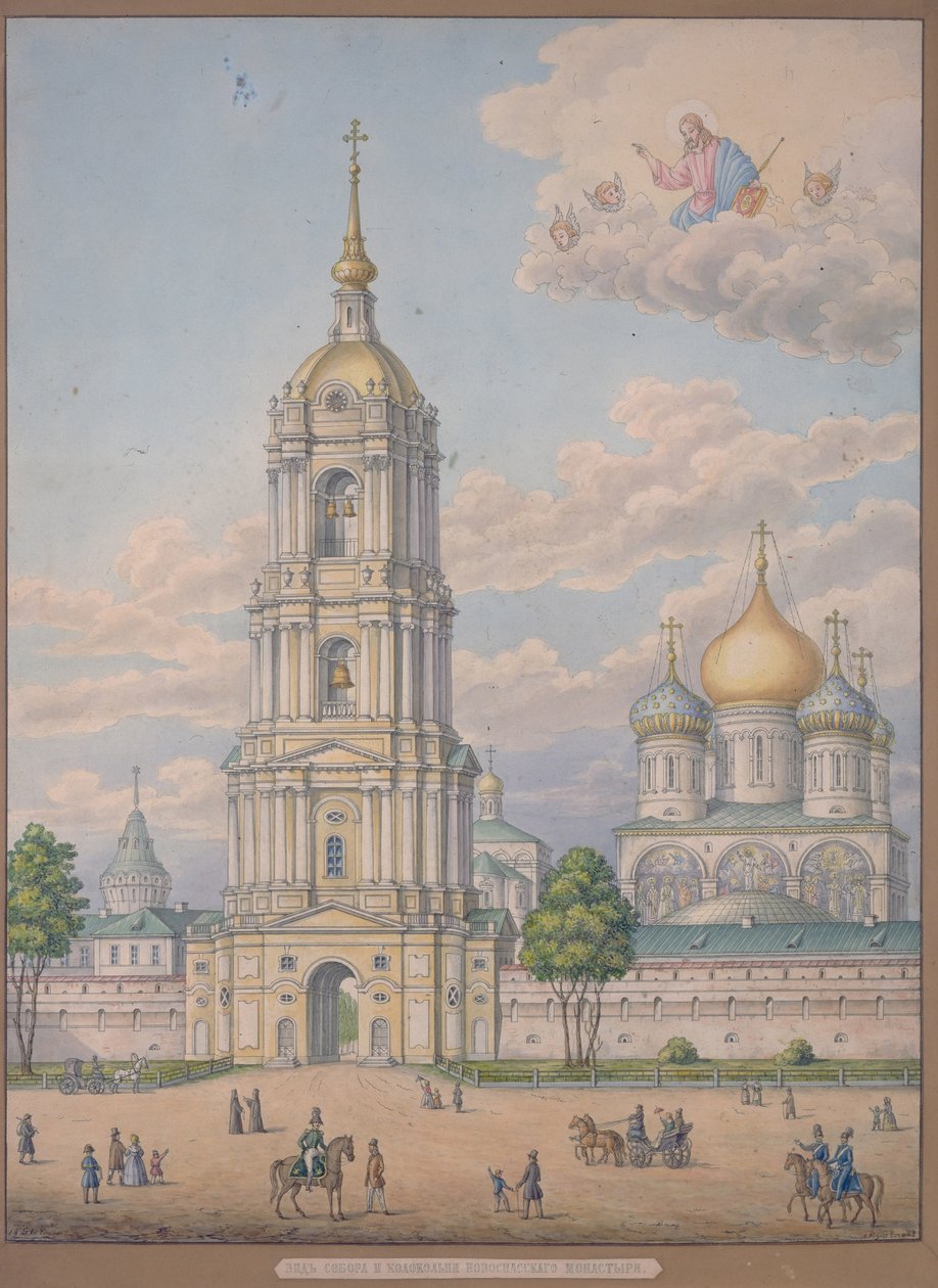 Nowy klasztor Zbawiciela w Moskwie, 1851 autorstwa Alexander Sergeyevich Kutepov