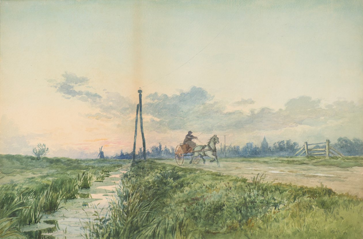 Wieczorna poczta autorstwa Alexander Stuart Boyd