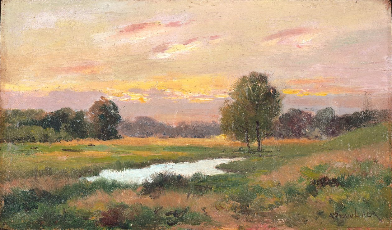 Na brandywinie (olej na płótnie) autorstwa Alexander Theobald van Laer