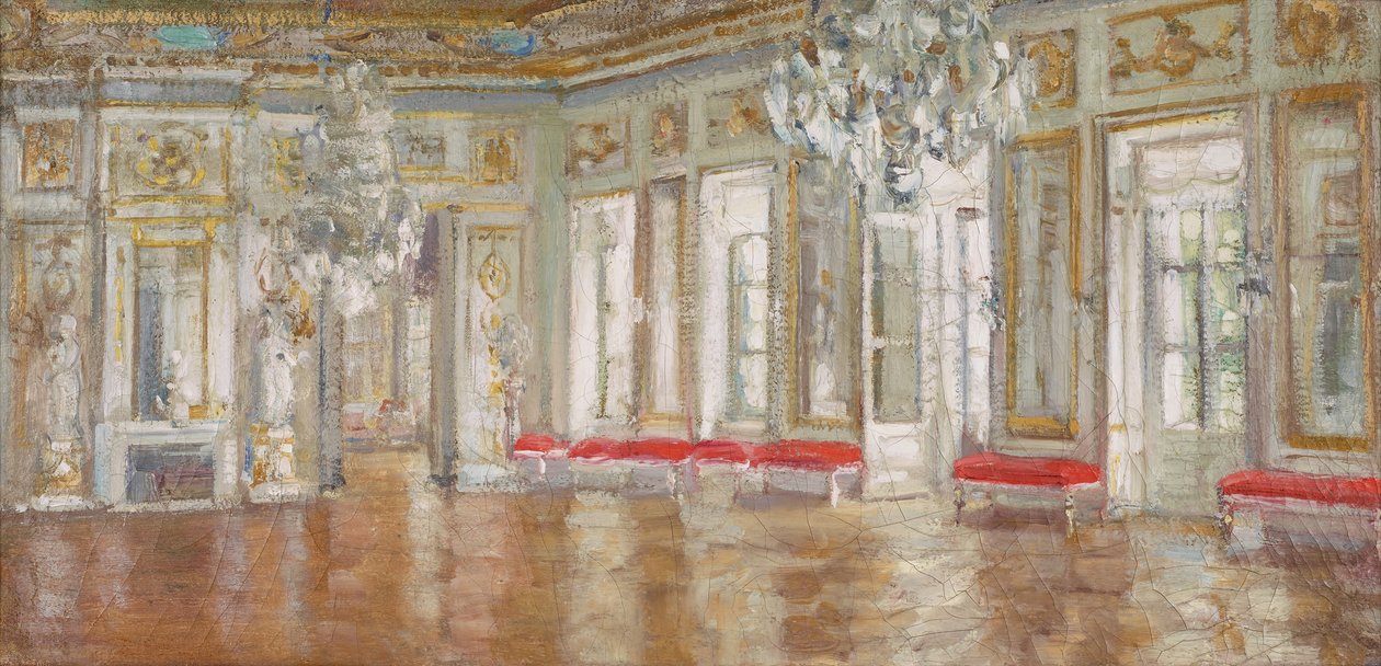 Sala Biała, ok. godz. 1907. autorstwa Alexander Valentinovich Sredin