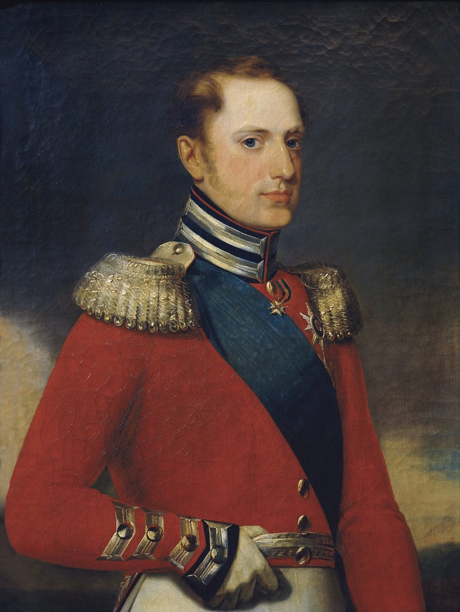 Portret cesarza Mikołaja I, 1829 autorstwa Alexander Vasilyevich Polyakov