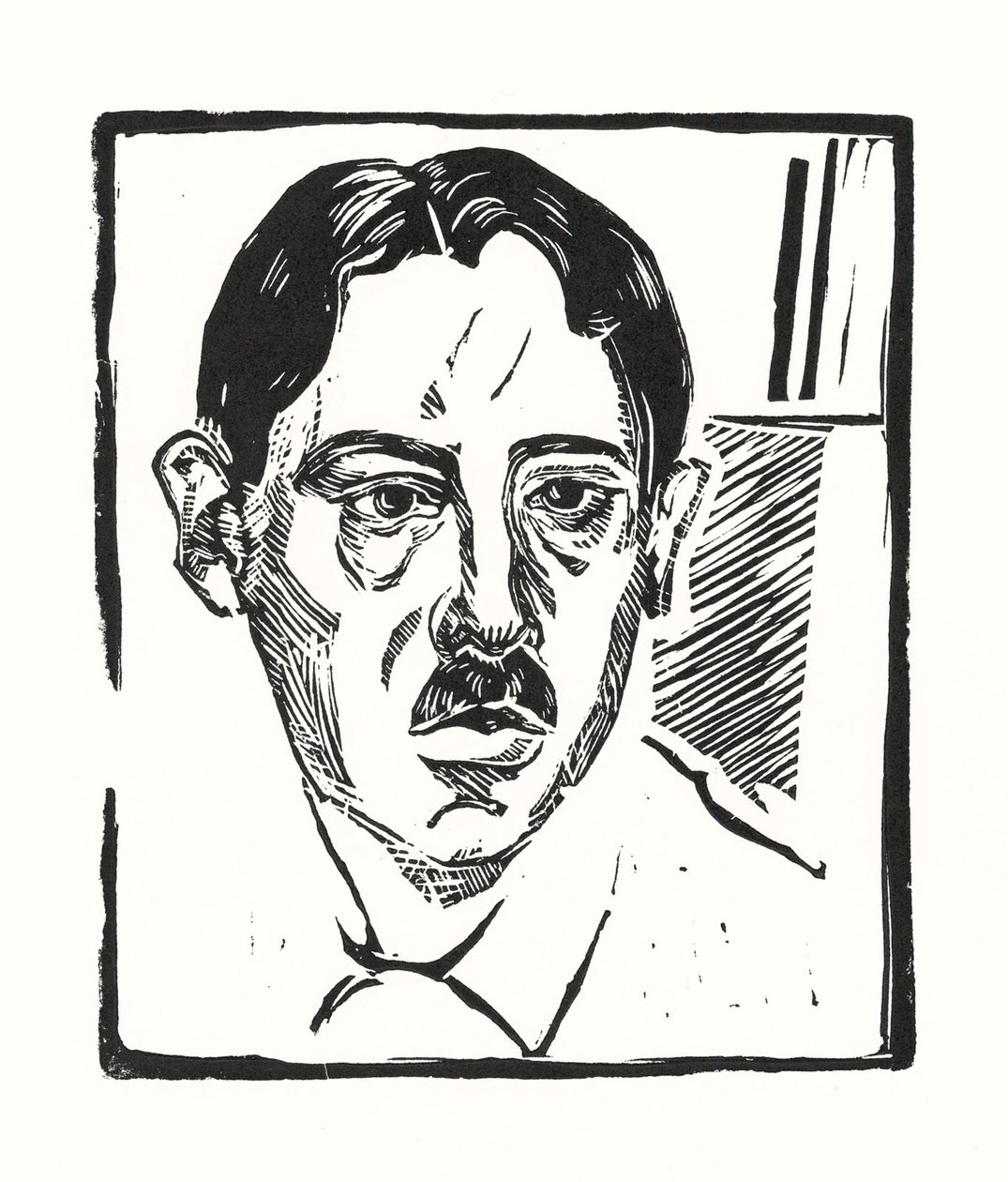 Autoportret, 1919 autorstwa Alexander Vasilyevich Shevchenko