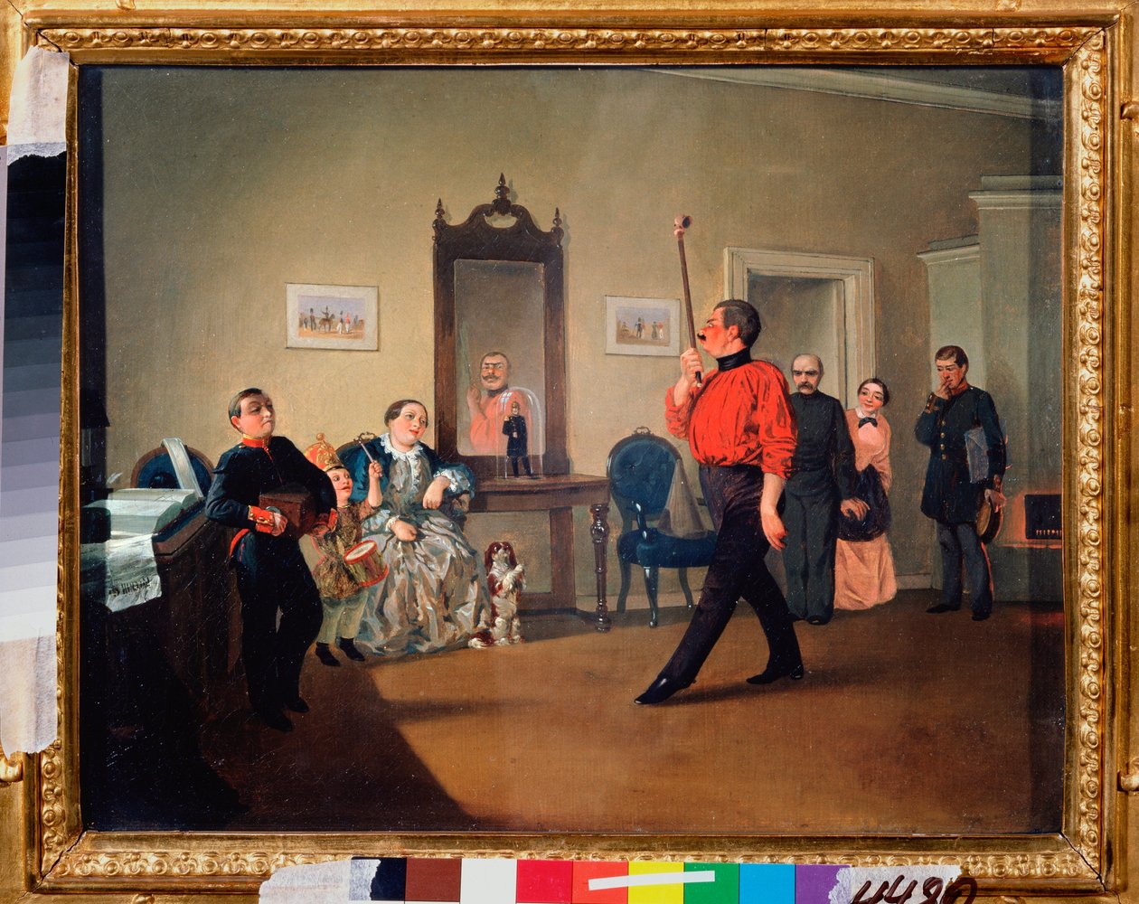 Spokojna Marsomania - Obraz Aleksandra Wasiljewicza Ustinova (1796-1868), olej na płótnie autorstwa Alexander Vasilyevich Ustinov