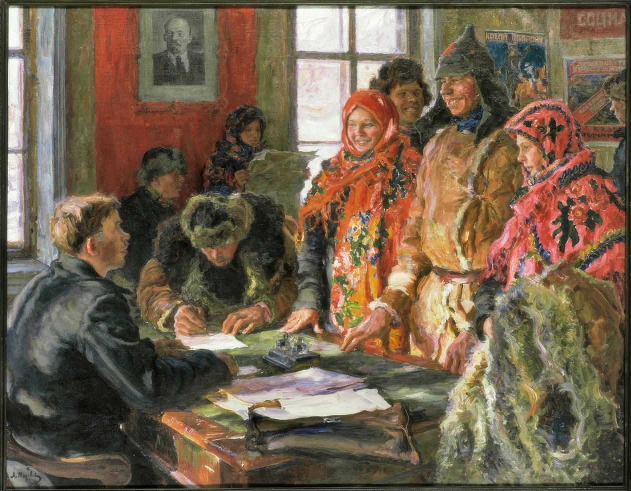 W Powiatowym Urzędzie Stanu Cywilnego autorstwa Alexander Viktorowitsch Morawow