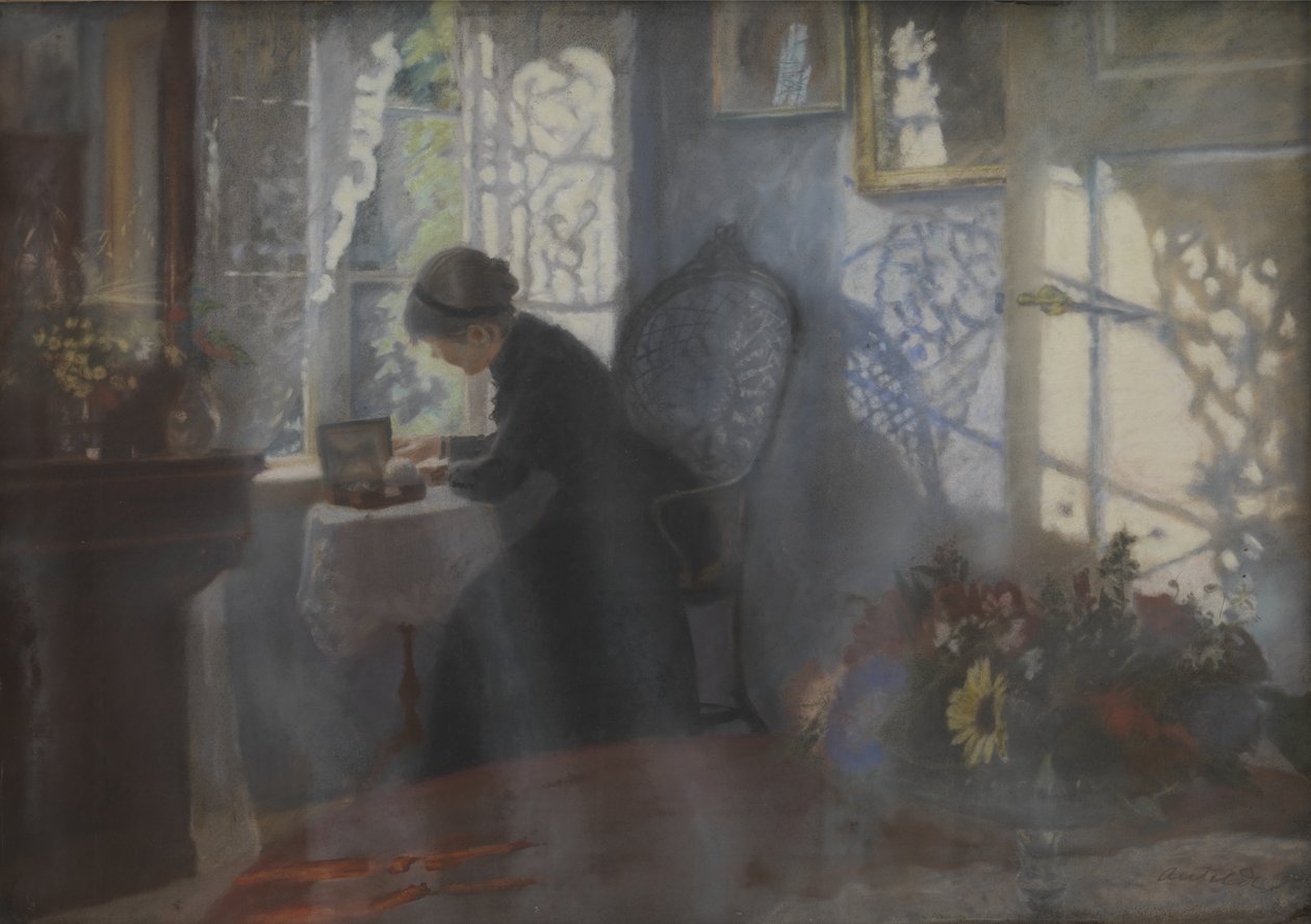 W Fiskerstuen w Hellebæk autorstwa Alexander Wilde