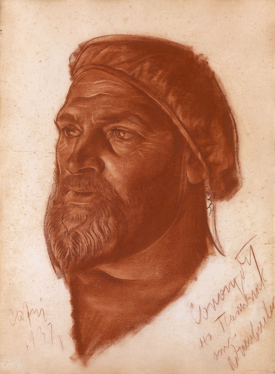 Portret architekta Leonida Romanowicza Sologuba 1884-1956, 1933 autorstwa Alexander Yevgenyevich Yakovlev