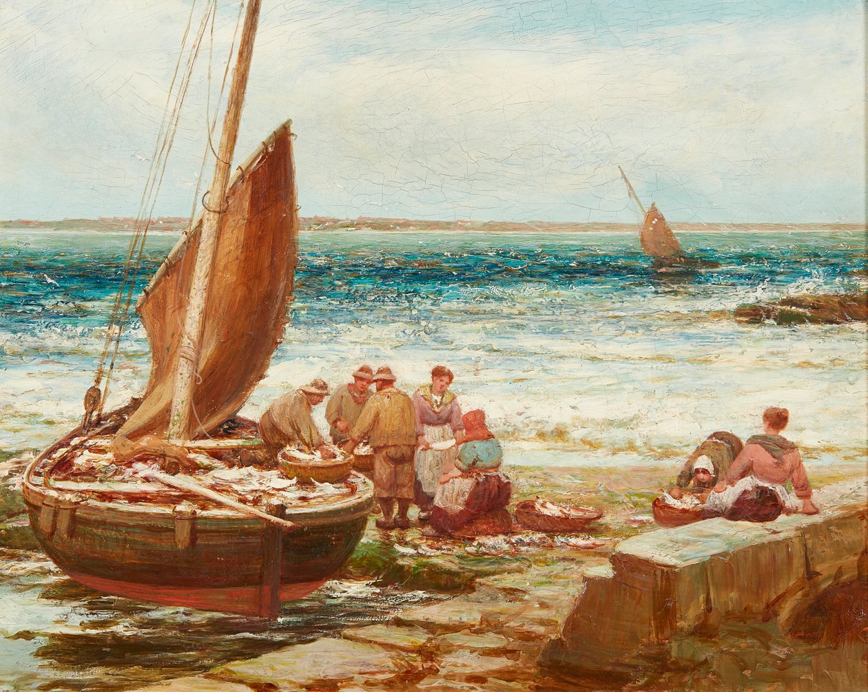 Bring in the Catch (olej na płótnie) autorstwa Alexander Young