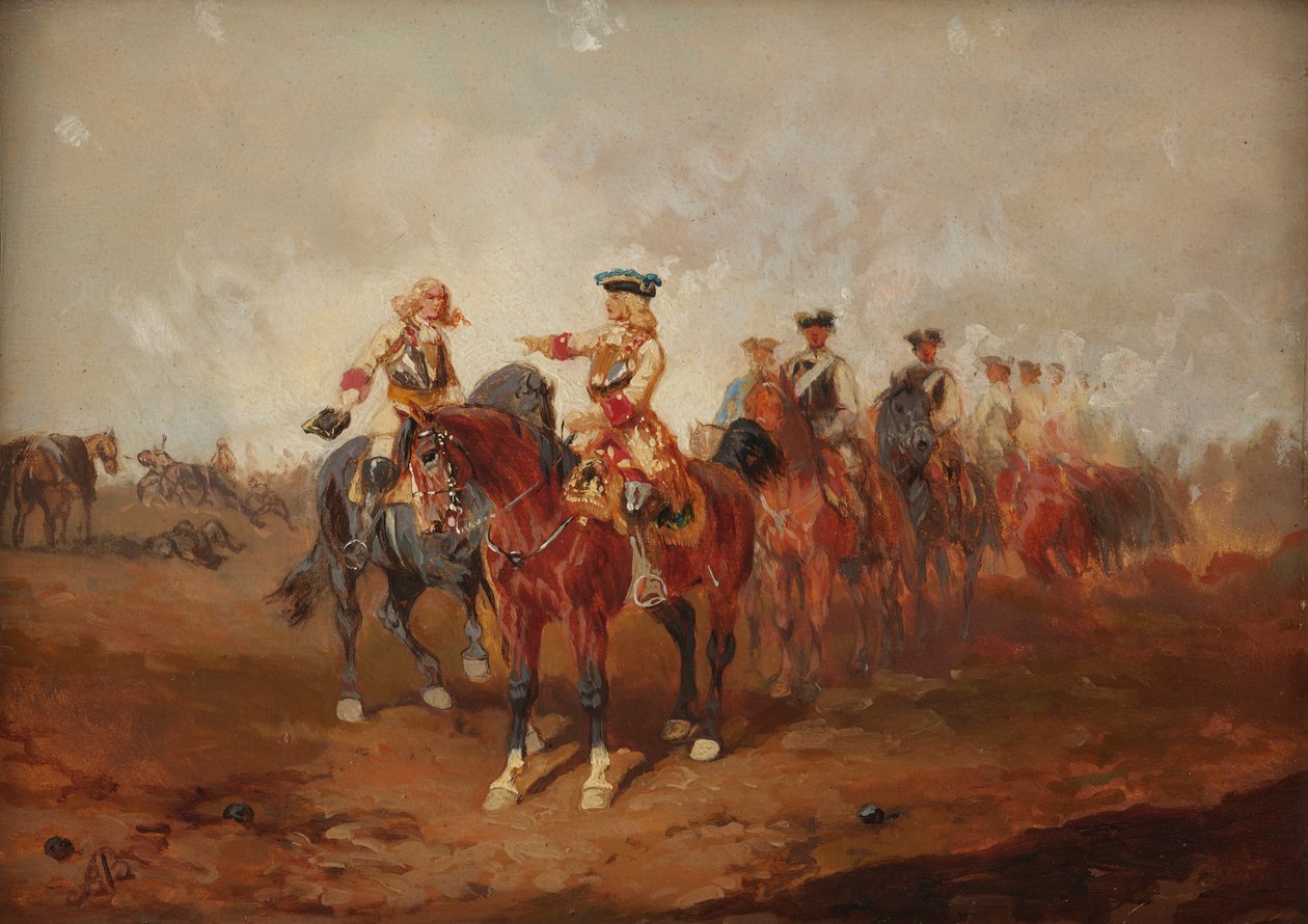 Po bitwie autorstwa Alexander von Bensa