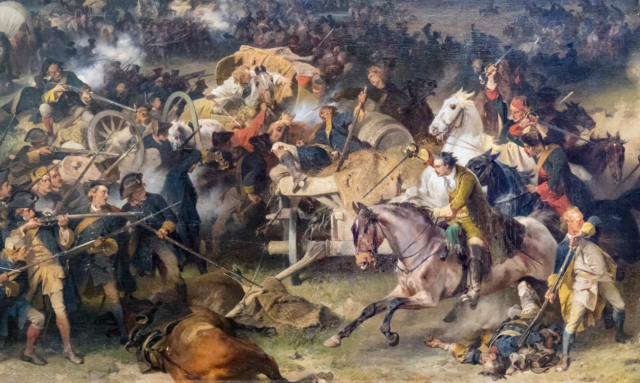 Bitwa pod Leśną autorstwa Alexander von Kotzebue