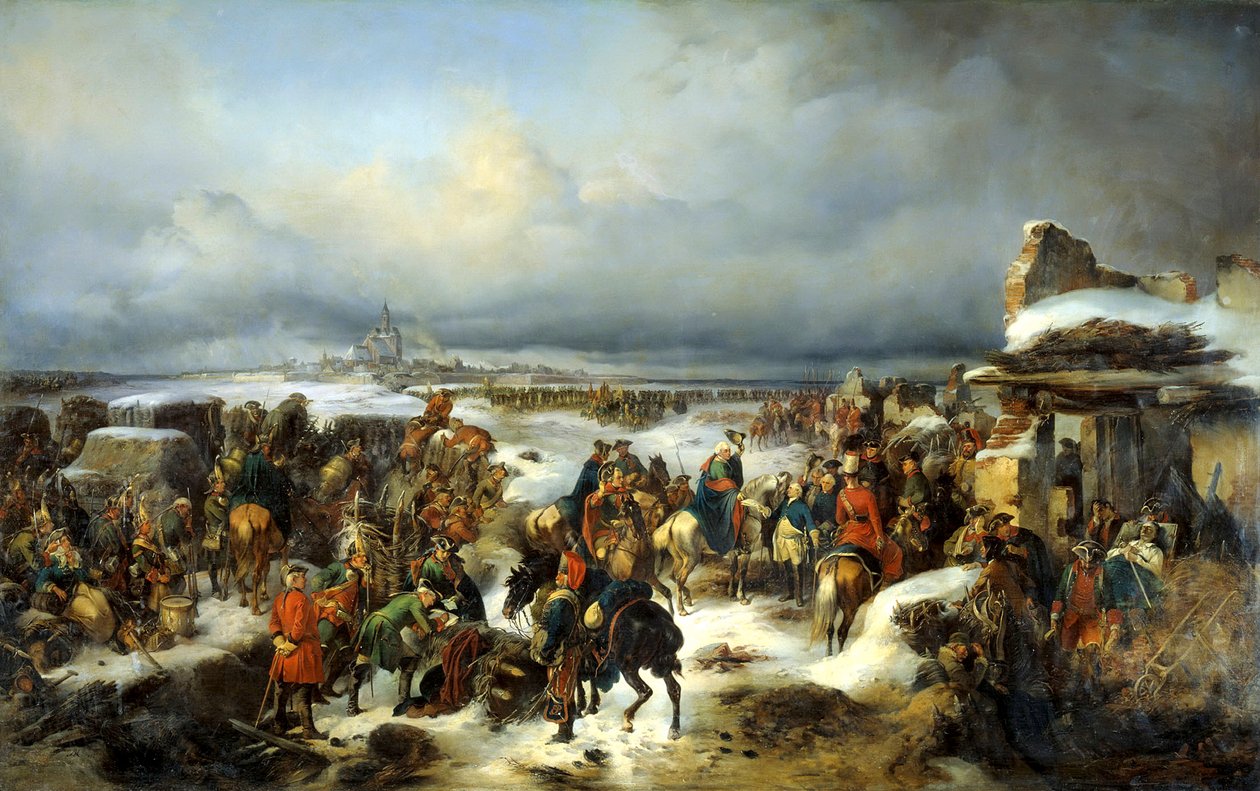 Zdobycie pruskiej twierdzy Kolberg 16 grudnia 1761 r. 1852 r. autorstwa Alexander von Kotzebue