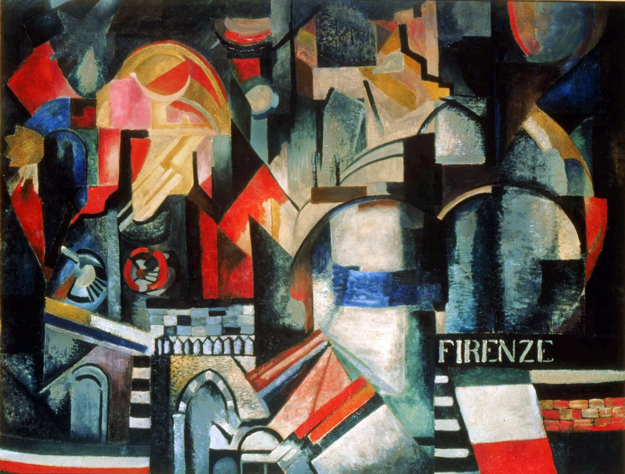 Firenze (olej na płótnie) autorstwa Alexandra Alexandrowna Exter