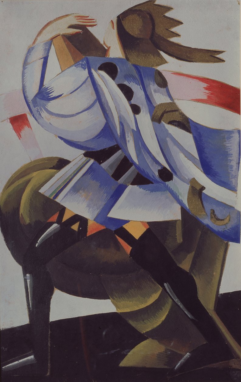 Merkucja. Projekt kostiumu do sztuki Romeo i Julia W. Szekspira, 1921 autorstwa Alexandra Alexandrowna Exter