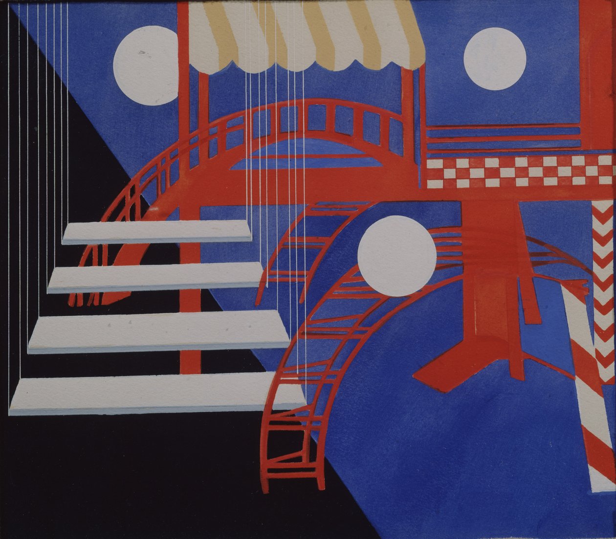 Rewia scenograficzna dla Edition Décors de Theatre, 1927 autorstwa Alexandra Alexandrowna Exter