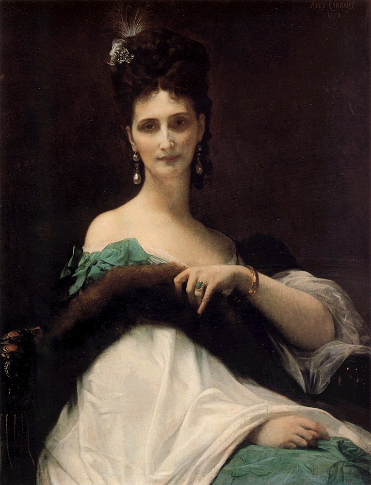Hrabina de Keller autorstwa Alexandre Cabanel