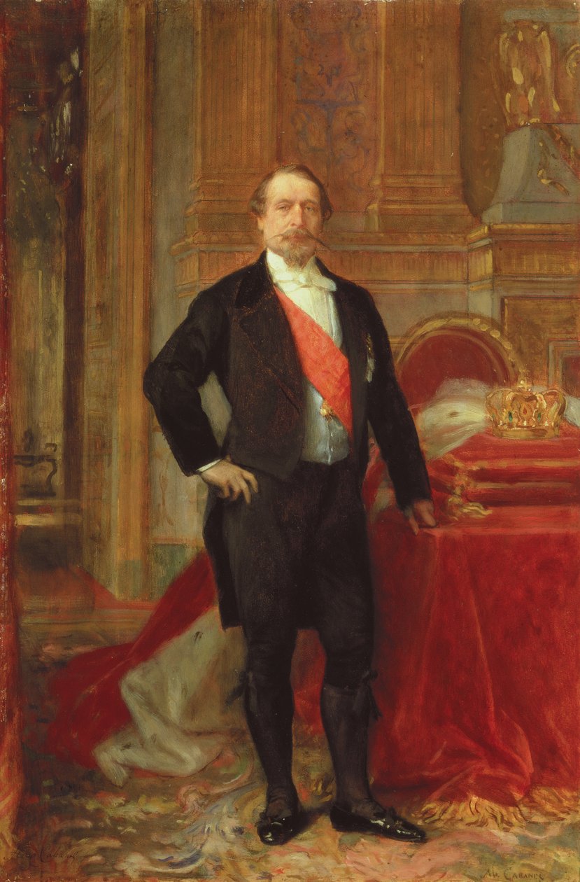 Napoleon III, c.1865 autorstwa Alexandre Cabanel