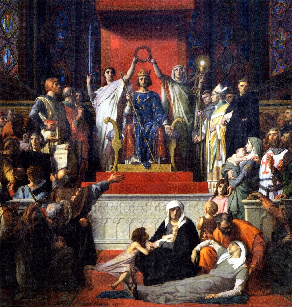 Gloryfikacja św. Ludwika autorstwa Alexandre Cabanel
