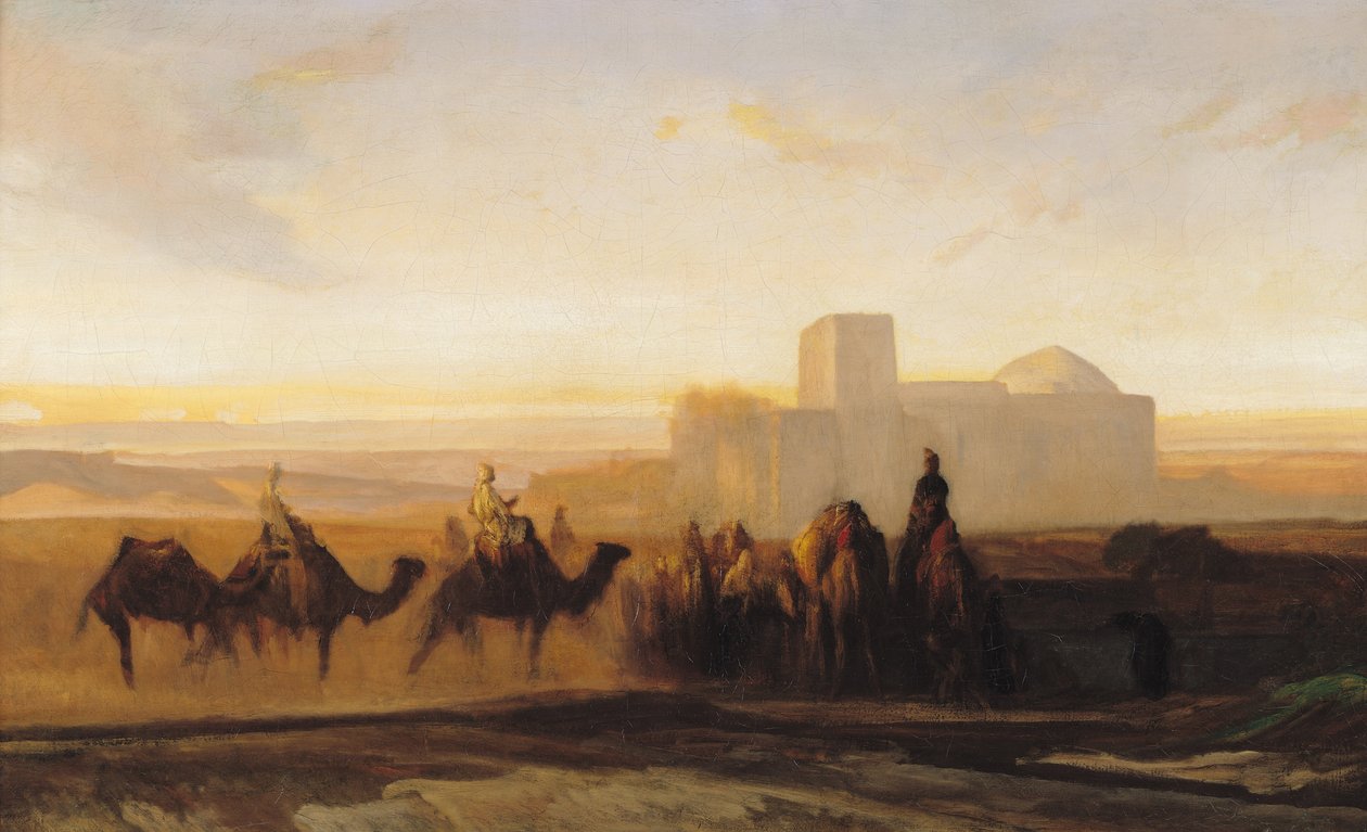 Karawana autorstwa Alexandre Gabriel Decamps
