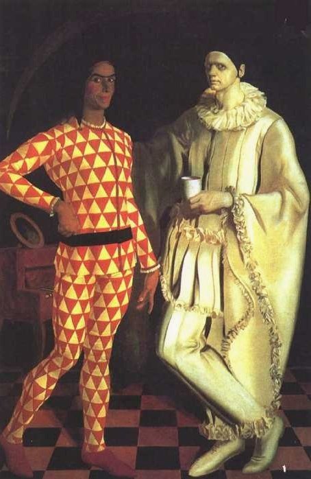 1914. n Angielski: Pierrot & A autorstwa Alexandre Jacovleff