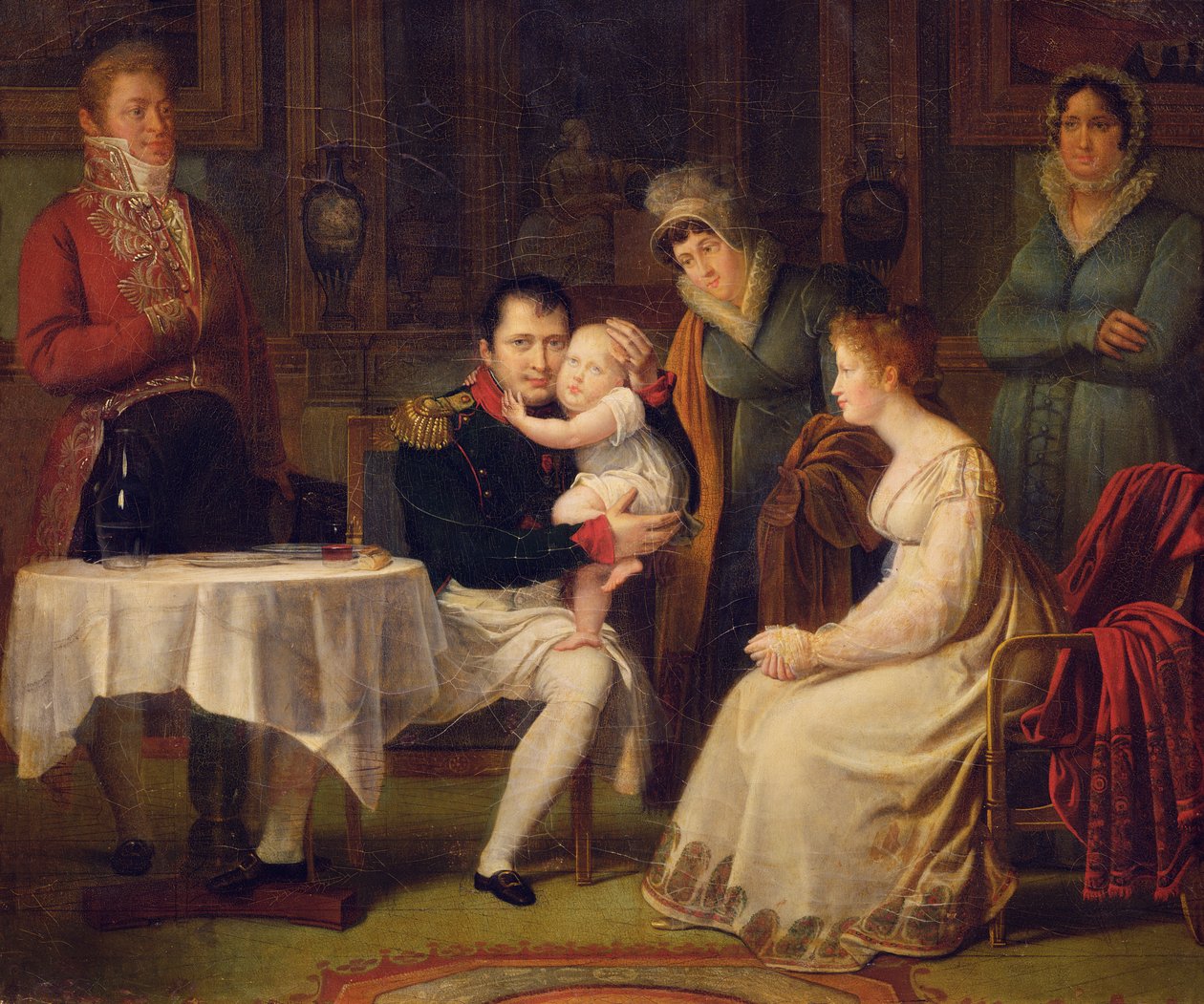 Napoleon I (1769-1821) Maria Ludwika (1791-1847) i król Rzymu (1811-73) 1812 autorstwa Alexandre Menjaud