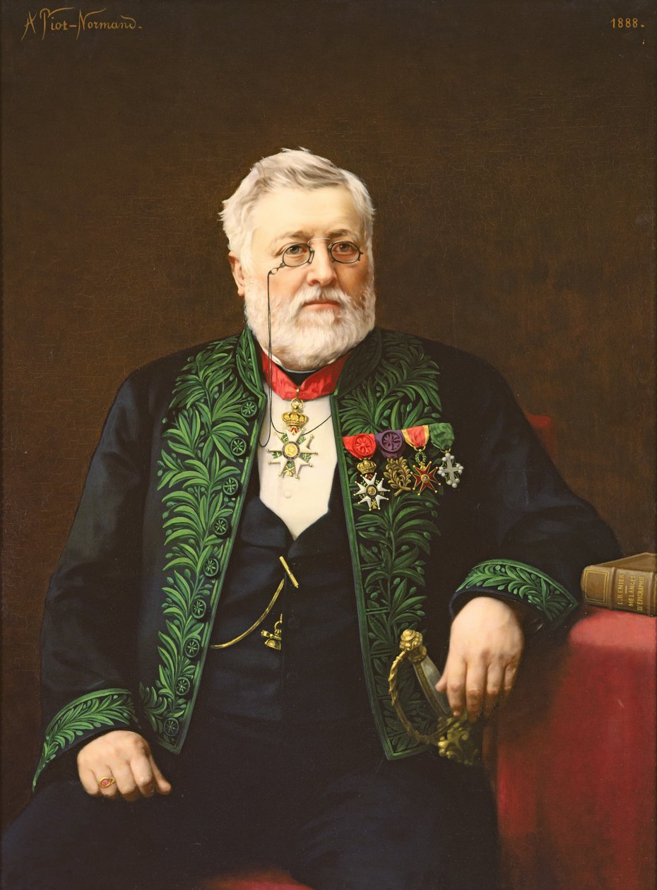 Portret Leona Reniera (1809–85) 1888 autorstwa Alexandre Piot Normand