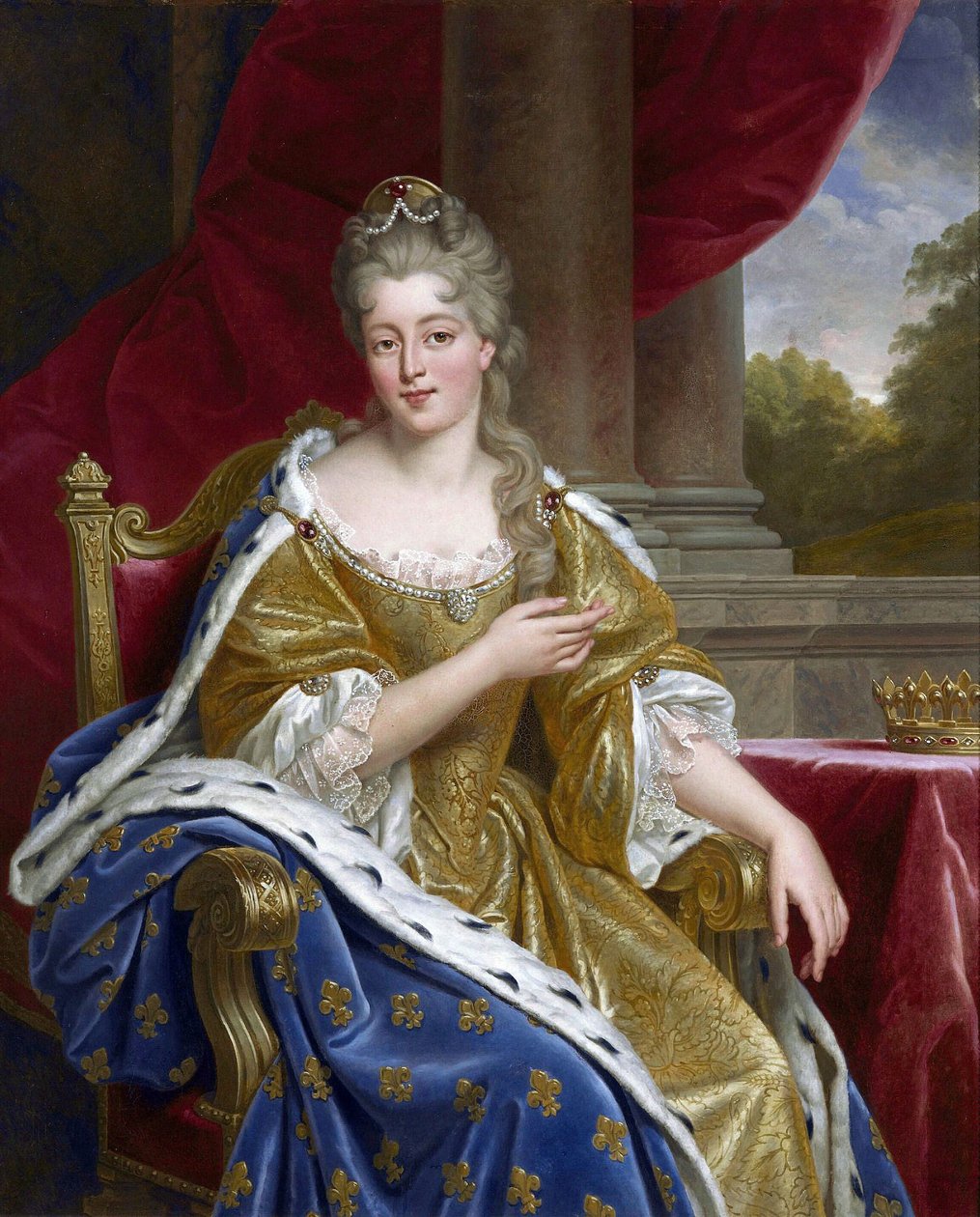 Françoise-Marie de Bourbon, Mademoiselle de Blois, księżna Orleanu autorstwa Alexandre Francois Caminade