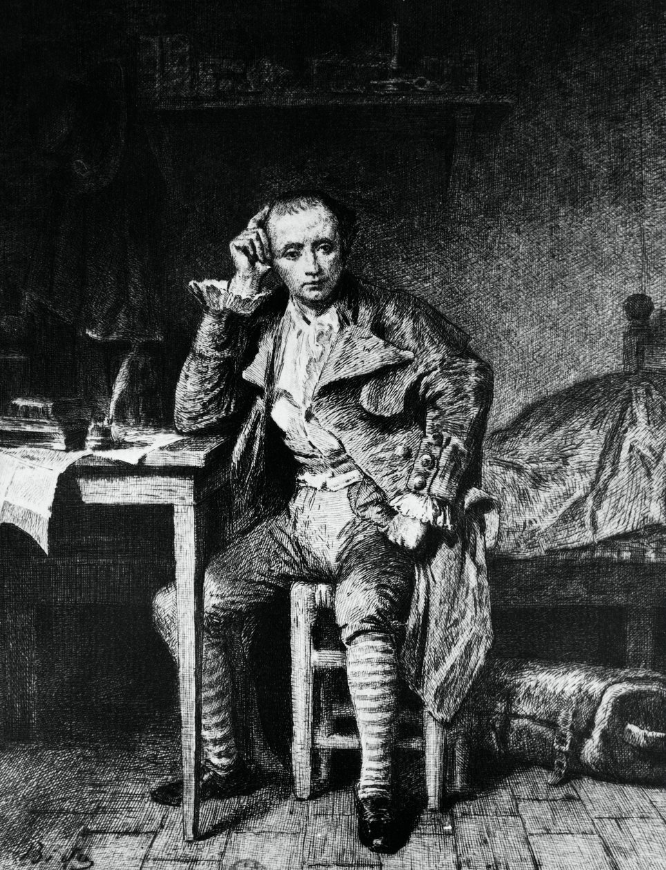 Portret Andre Marie Cheniera (Stambuł autorstwa Alexandre Bida