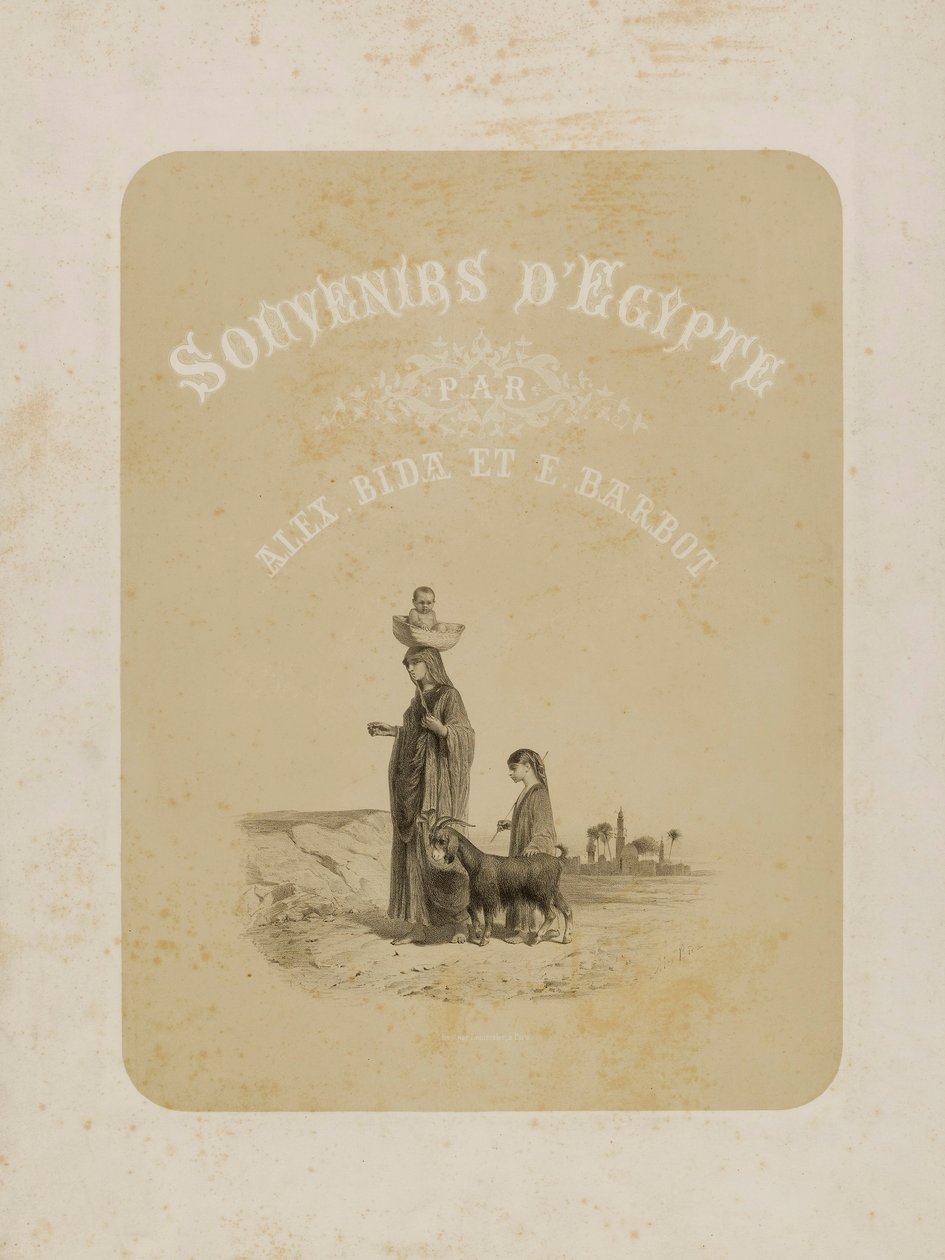 Wspomnienia z Egiptu autorstwa Alexandre Bida